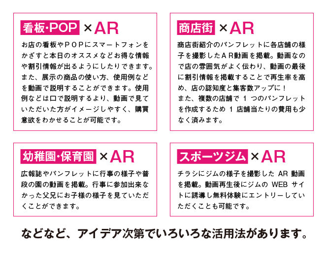 こんなところにAR　例